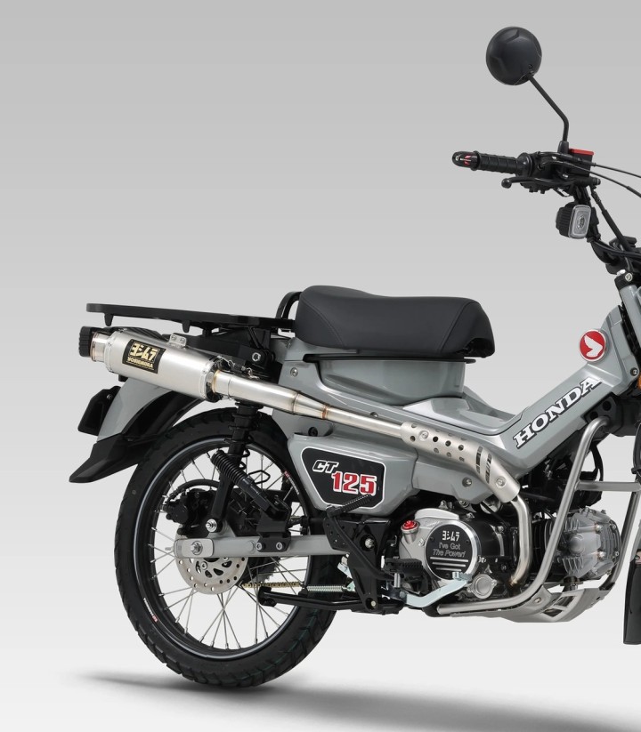 Compleet uitlaatsysteem Yoshimura JMCA Gesatineerd staal voor Honda CT 125 (20-25) 110a-46g-5u30
