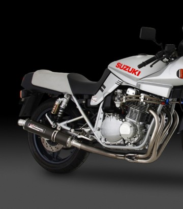 Compleet uitlaatsysteem Yoshimura JMCA Fire Spec Blauw titanium voor Suzuki GSX 1100 S Katana (82-84) 110-191f8280b