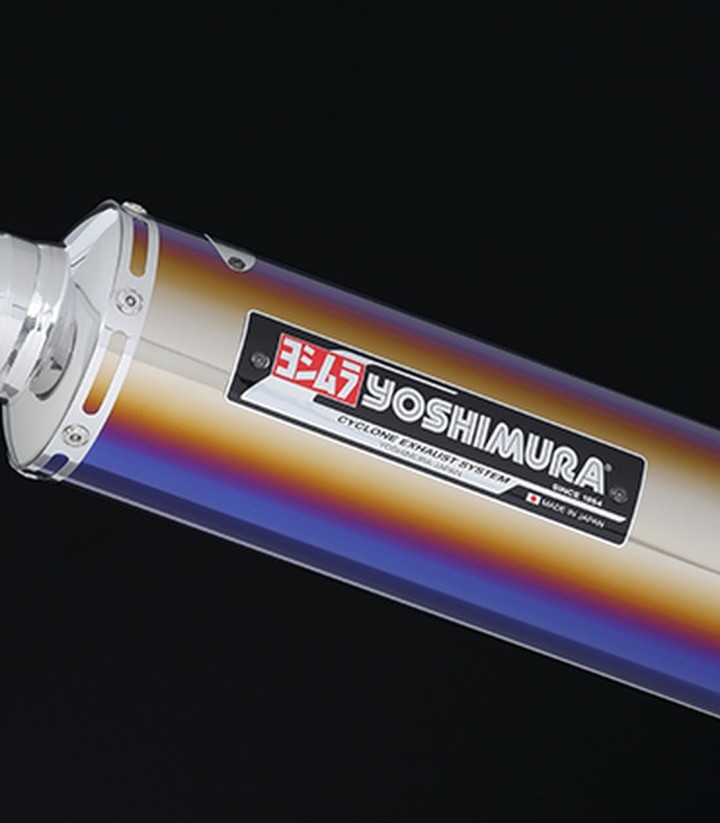 Scarico completo Yoshimura JMCA Fire Spec Titanio blu per Suzuki GSX 1100 S Katana (82-84) 110-191f8280b