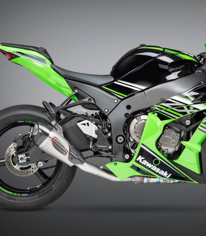 Coletor 3/4 em titânio Yoshimura Alpha T para Kawasaki ZX 10 R (16-20) 14182np720