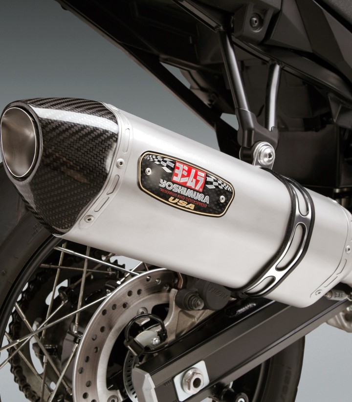 Collettore intermedio Yoshimura R-77 Trapezoidal per Suzuki DL 650 V Strom (17-24) 11621c0520