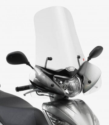 Parabrisas Transparente Givi 308A para Honda SH 300i, Vision, Keeway Logik, Yamaha D’elight 125 308A