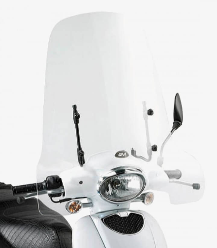 Windschild Klar Givi 153A für Aprilia Scarabeo 50/100 (09-13), Peugeot Django EVO 125 (25-26)