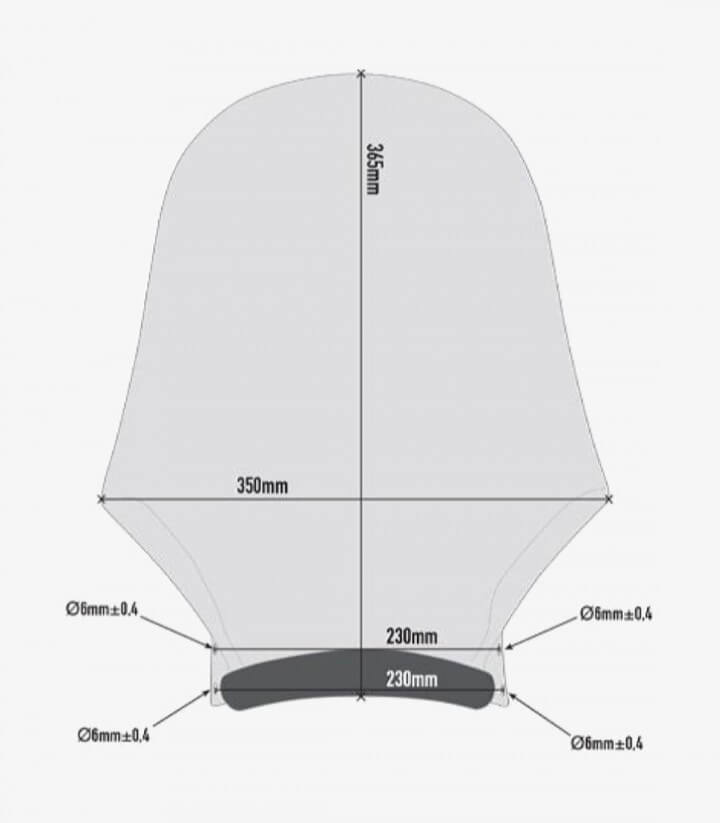 Kawasaki Z 900 RS Givi Smoked Windscreen A210