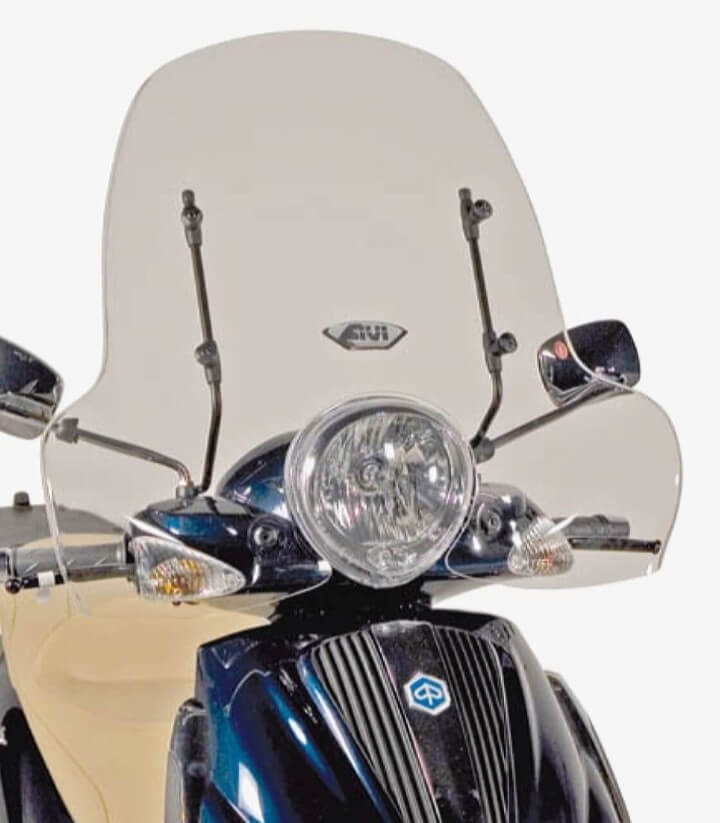 Parabrisas Transparente Givi 103A para Piaggio Beverly 500, Beverly Tourer 125/250/300/400