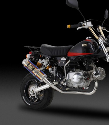 Escape completo Yoshimura JMCA Titanio azul para Honda Z 50 Monkey (79-83) 110-401-5u80b