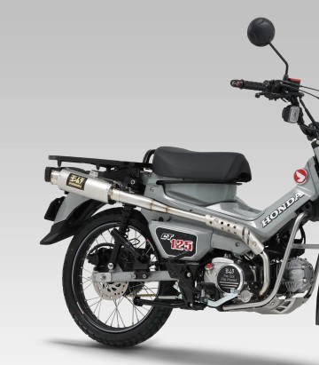 Ligne d’échappement complète Yoshimura JMCA Acier satiné pour Honda CT 125 (20-25) 110a-46g-5u30