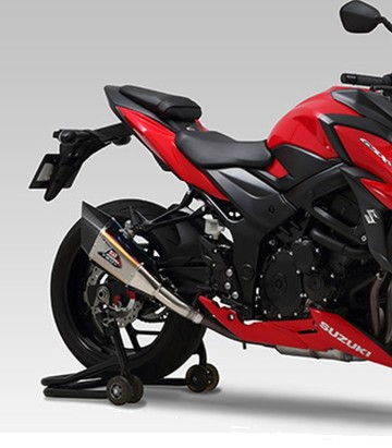 Yoshimura R-11Sq JMCA Exhaust Blue Titanium for Suzuki GSXS 750 (17-25) 110-150-l16g1