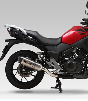 Yoshimura JMCA R-77S Exhaust Titanium with Carbon End Cap for Suzuki DL 250 V Strom (17-23) 110-130-5w80