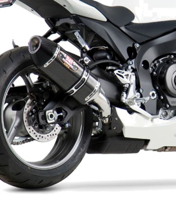 Yoshimura R-77 Trapezoidal Exhaust Carbon for Suzuki GSX-R 600 (11-19), GSX-R 750 (11-19) 1160020220