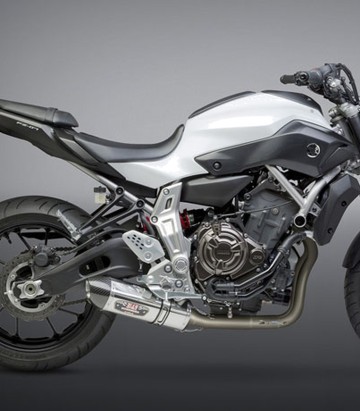 Yoshimura R-77 Works Finish Full System Stainless with Carbon End Cap for several Yamaha models 13700aj520