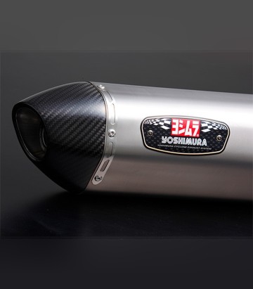 Escape homologado Yoshimura R-77J Acero con punta de carbono para Suzuki DL 800 V Strom (23-26) 1f0-17a-5w30