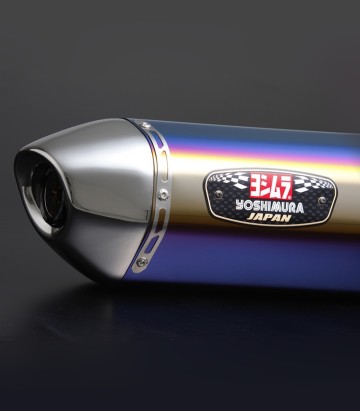 Yoshimura R-77J JMCA Full System Blue Titanium with Stainless End Cap for Suzuki SV 650 (22-25) 110-119-5v80b
