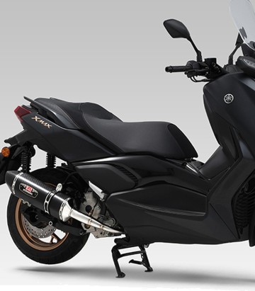 Yoshimura R-77J JMCA Full System Metal Magic with Carbon End Cap for Yamaha X MAX 125 (21-22) 110a-319-5120
