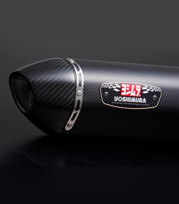 Yoshimura R-77S JMCA Full System Metal Magic with Carbon End Cap for several Suzuki models 110a-12c-5120
