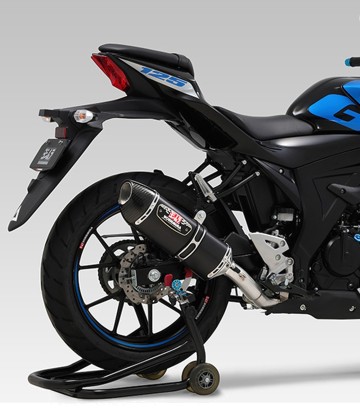 Yoshimura R-77S JMCA Full System Metal Magic with Carbon End Cap for Suzuki GSX-R 125 (18-23) 110a-525-5120