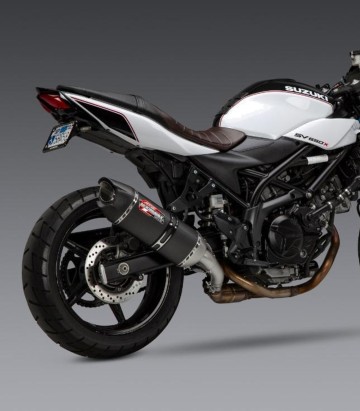 Yoshimura AT2 Exhaust Carbon for Suzuki SV 650 (17-26) 11670bm222