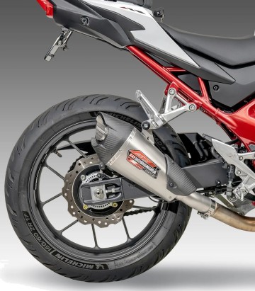 Yoshimura AT2 Exhaust Stainless with Carbon End Cap for Honda CB 750 F Hornet (23-26) 12760bp520
