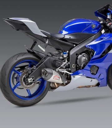 Escape Yoshimura AT2 Acero con punta de carbono para Yamaha YZF R6 (06-20) 13630bp521