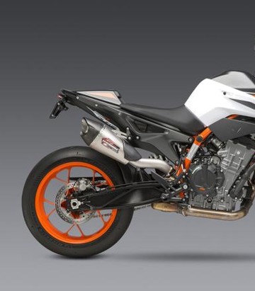 Yoshimura AT2 Exhaust Stainless with Carbon End Cap for KTM Duke 790 (19-20), Duke 890 (20-26) 16890bp521