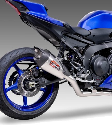 Yoshimura AT2 SS Full System Stainless with Carbon End Cap for Yamaha R9 (24) 13900ap520