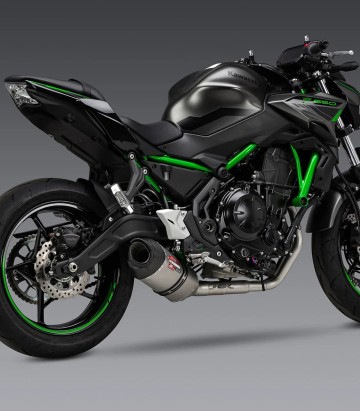Complete uitlaat Yoshimura AT2 SS Staal met carbon eindstuk voor Kawasaki Ninja 650 (17-24), Z 650 (17-24) 14651am521