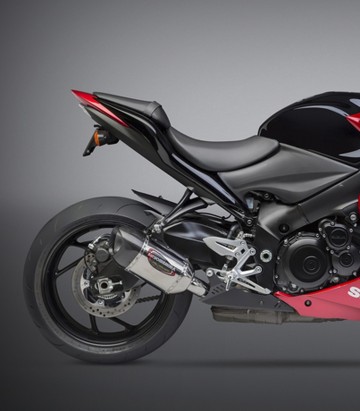 Yoshimura Alpha Exhaust Stainless with Carbon End Cap for Suzuki GSXS 1000 (15-20) 11100em520