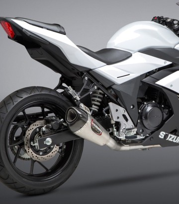 Yoshimura Alpha Full System Stainless with Carbon End Cap for Suzuki GSX-R 250 (18-20) 11260ap520