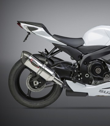 Escape Yoshimura Alpha Acero con punta de carbono para Suzuki GSX-R 600 (11-19), GSX-R 750 (11-19) 11600em520