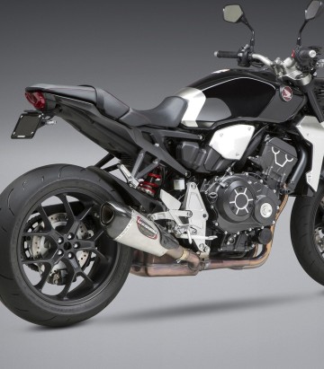 Auspuff Yoshimura Alpha T Stahl mit Carbon-Endkappe für Honda CB 1000 R (18-19) 12101bp520