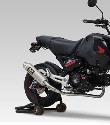 Scarico completo Yoshimura GP-Magnum Acciaio satinato per Honda MSX 125 Grom (21-24) 110a-40k-5u30
