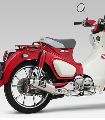 Yoshimura GP-Magnum Full System Satin Stainless for Honda C 125 Super Cub (18-24) 110a-44g-5u31