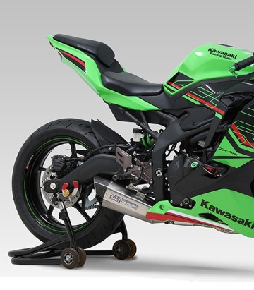 Yoshimura Hepta Force Full System Titanium with Carbon End Cap for Kawasaki ZX 25 R (21-23), ZX 4 R (23-24) 150-247-a28g0
