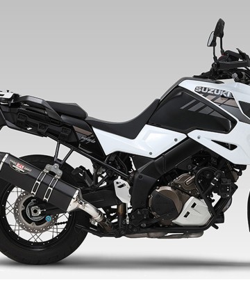 Scarico omologato Yoshimura Hepta Force Metal Magic con fondello in carbonio per Suzuki DL 1000/1050 V Strom (17-23) 1f0-195-l02
