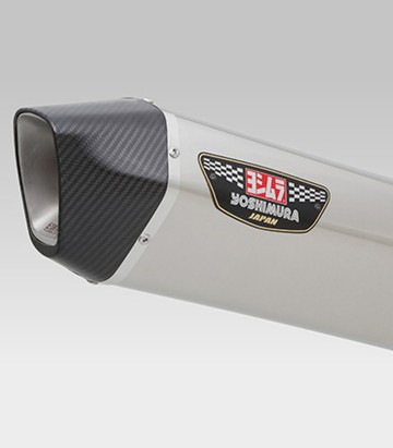 Escape completo Yoshimura Sports Hepta Force Aço com ponteira de carbono para Yamaha TMAX 530 (12-16) 170-389-c05g0