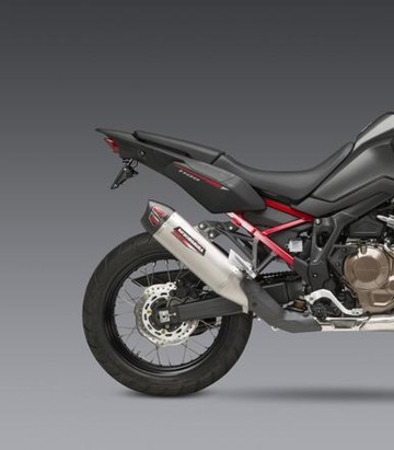 Yoshimura RS-12 Exhaust Stainless with Carbon End Cap for Honda CRF 1100 L Africa Twin (20-26) 12401bs520
