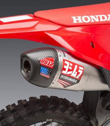 Échappement Yoshimura RS-12 Acier avec embout carbone pour Honda CRF 250 R/RX (22-24) 228452s320