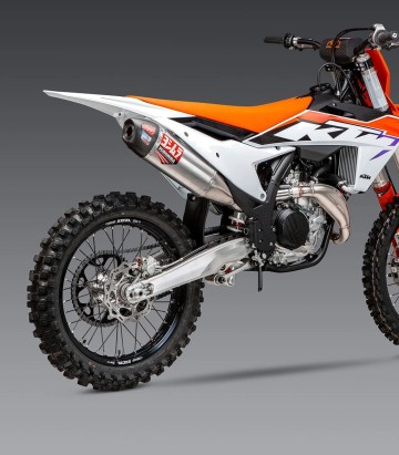 Scarico Yoshimura RS-12 Alluminio con fondello in carbonio per diversi modelli Husqvarna e KTM 262542s320