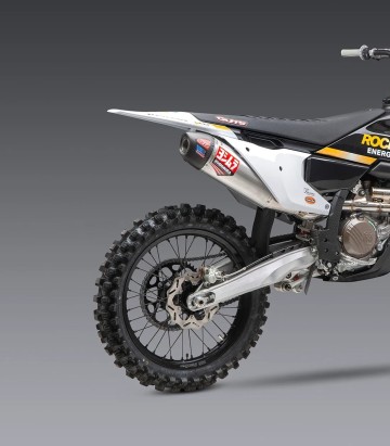 Compleet uitlaatsysteem Yoshimura RS-12 Aluminium met carbon eindkap voor Husqvarna FC 450 (22-24), KTM SX-F 450 (22-24) 264630s