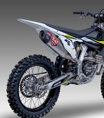 Compleet uitlaatsysteem Yoshimura RS-12 Aluminium voor Triumph TF 450 (25-26) 274500s320