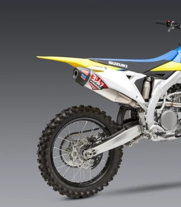 Ligne d'échappement complète Yoshimura RS-2 Aluminium avec embout carbone pour Suzuki RMZ 250 (19-25) 218320s320