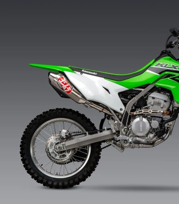 Scarico Yoshimura RS-2 Alluminio con fondello in acciaio per Kawasaki KLX 300 R (21-24) 243002c350