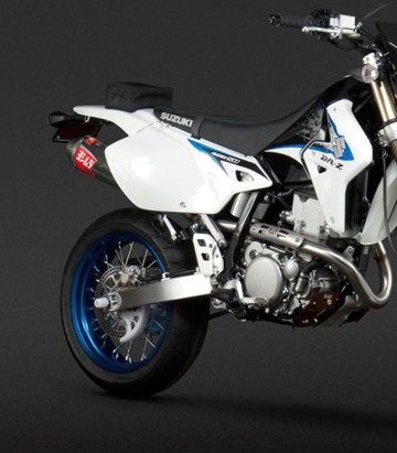Compleet uitlaatsysteem Yoshimura RS-2 Oval Aluminium met stalen eindkap voor Suzuki DRZ 400 (00-23) 216600c350