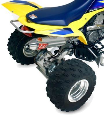 Compleet uitlaatsysteem Yoshimura RS-2 Oval Aluminium voor Kawasaki KFX 400 (03-14), Suzuki LTZ 400 (03-14) 2176503