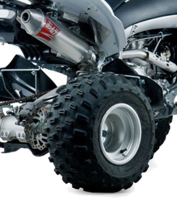 Escape completo Yoshimura RS-2 Oval Aluminio con punta de acero para Yamaha YFZ 450 R (09-20) 2376513