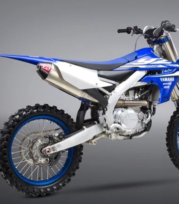 Compleet uitlaatsysteem Yoshimura RS-4 Titanium met carbon eindkap voor Yamaha WR 450 F (19-22), YZ 450 F (18-22) 234821d720