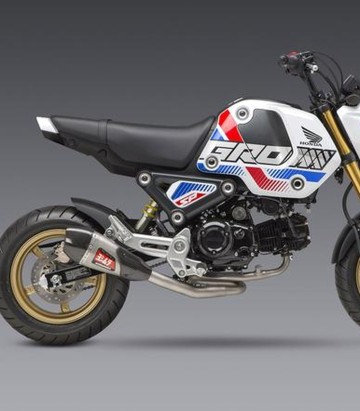 Escape completo Yoshimura RS-9 Aço com ponta de carbono para Honda MSX 125 Grom (21-25) 12122ar520