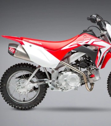 Scarico completo Yoshimura RS-9 Acciaio con fondello in carbonio per Honda CRF 110 F (19-25) 221110r520