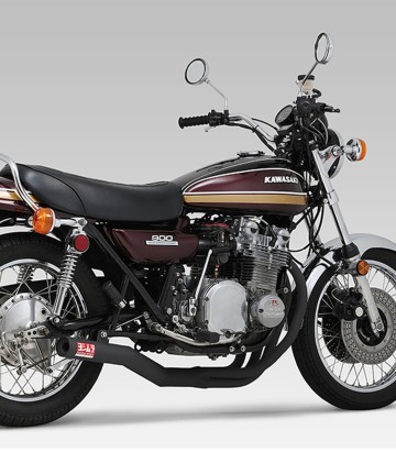 Yoshimura Cyclone Full System Black for Kawasaki Z1 900 (73-74) 110-291-4640
