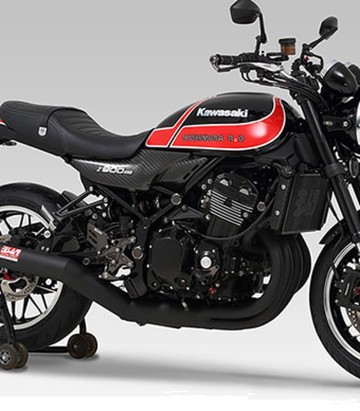 Scarico completo Yoshimura Duplex Shooter Nero per Kawasaki Z 900 RS (18-24) 110-269-4640